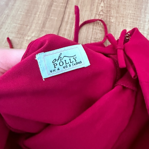 Oh Polly Vibrant Red Dress - Picture 2 of 2